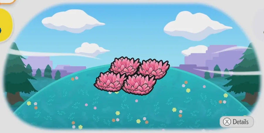 Elevated pink tall grass