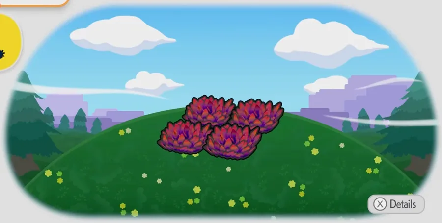 Elevated red tall grass