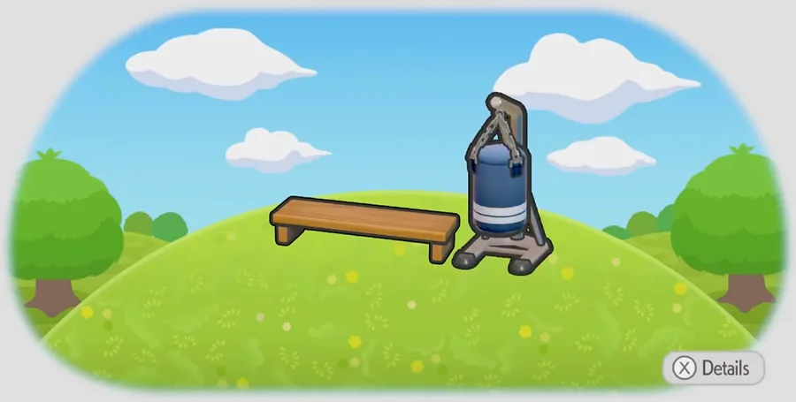Exercise resting spot