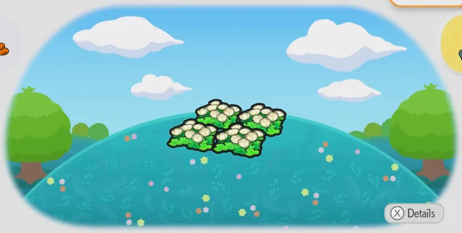 Fluffy flower bed
