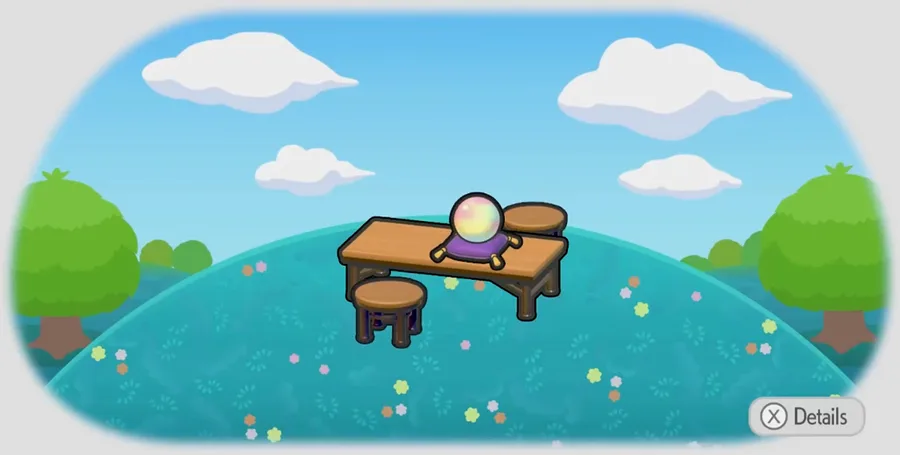 Fortune-teller's table