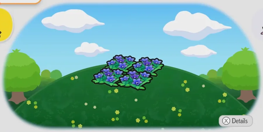 Graceful flower bed