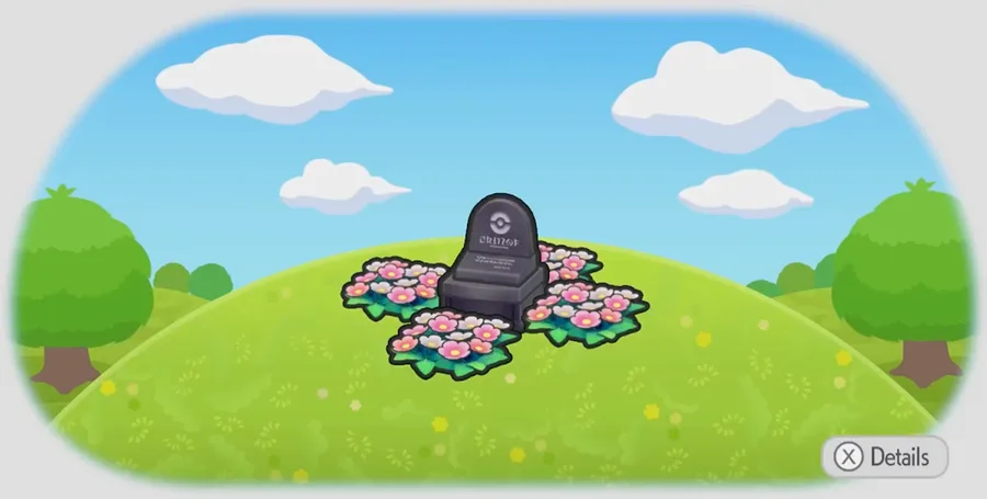 Grave with flowers