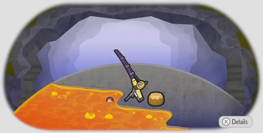 Magma fishing spot