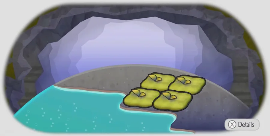 Mossy hot spring