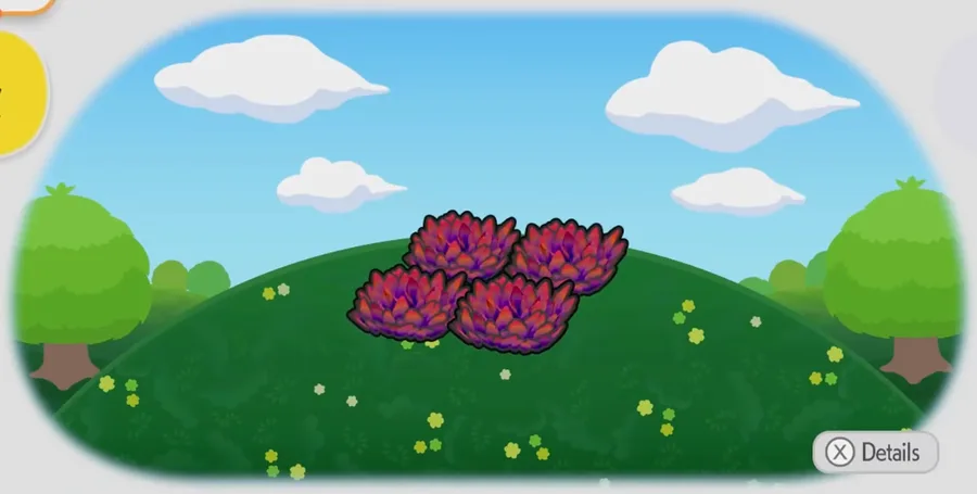 Red tall grass