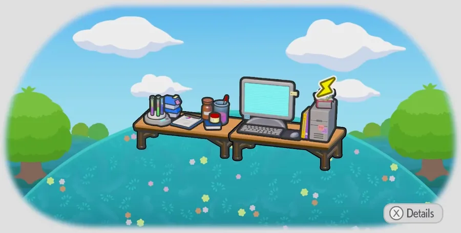 Researcher's desk