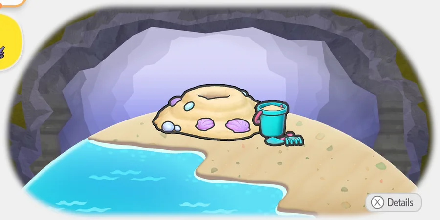 Sandy digging spot