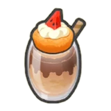 Coffee parfait smoothie