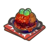 Explosive hamburger steak